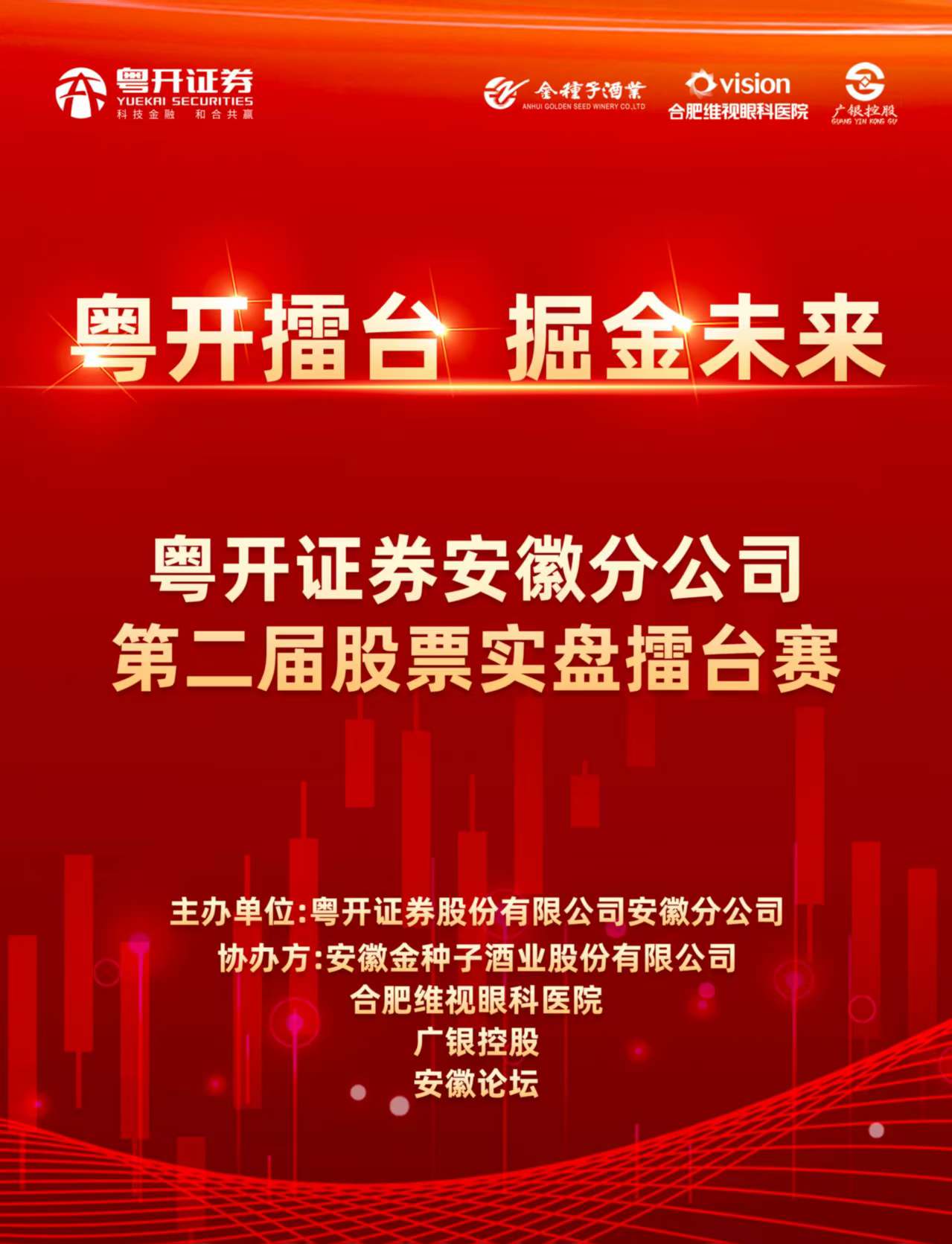 粵開(kāi)證券安徽分公司第二屆股票實(shí)盤(pán)擂臺(tái)大賽